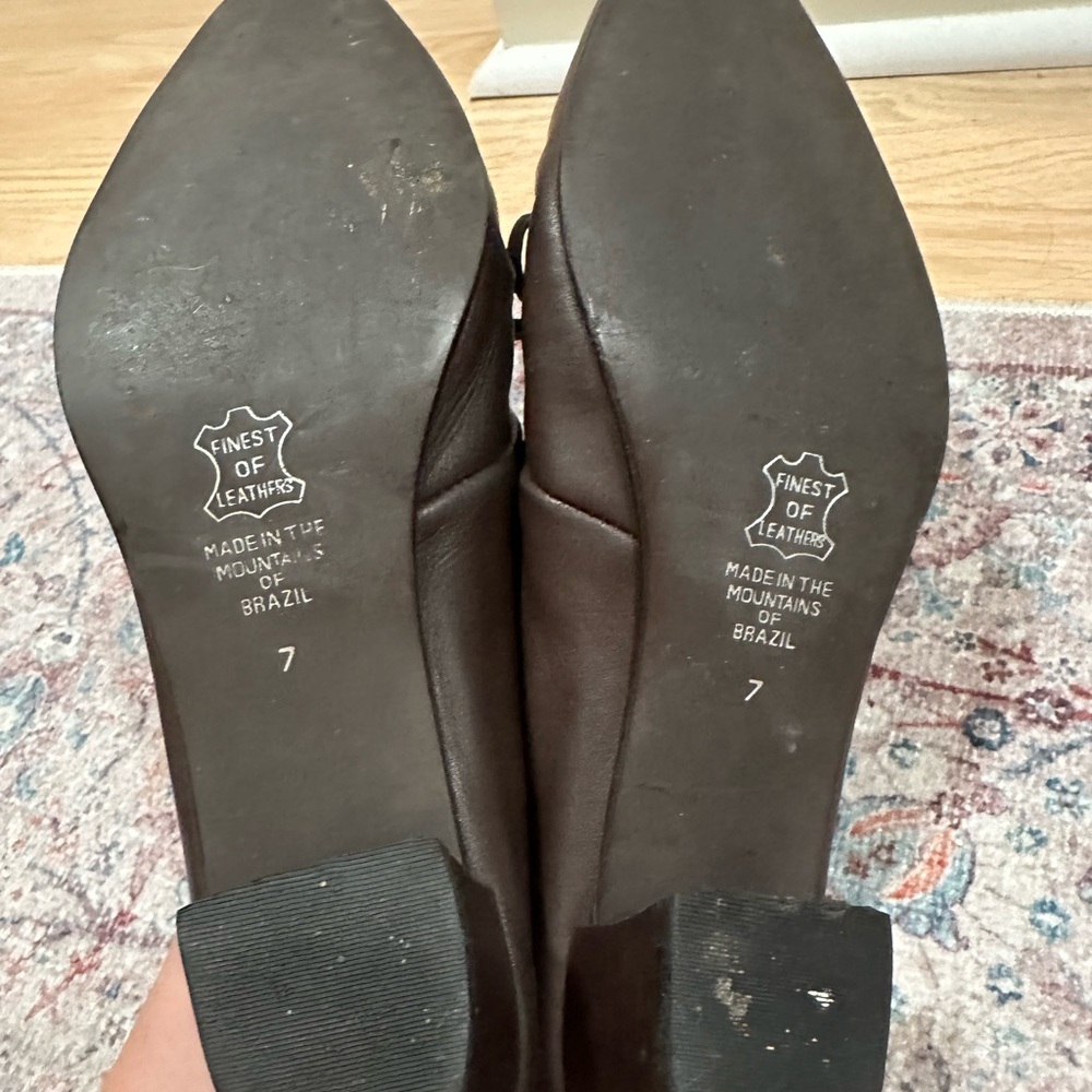 Arteffects Elegant Brown Soft Leather Mules - Picture 5 of 5